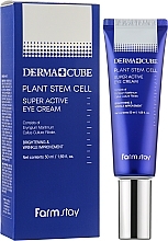 Krem pod oczy z roślinnymi komórkami macierzystymi - Farmstay Dermacube Plant Stem Cell Super Active Eye Cream — Zdjęcie N4