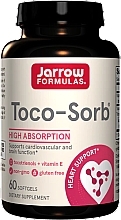 Suplement diety z mieszanką tokotrienoli i witaminą E - Jarrow Formulas Toco-Sorb — Zdjęcie N1