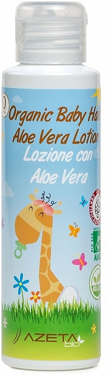 Organiczny balsam do włosów dla dzieci z aloesem - Azeta Bio Organic Baby Hair Aloe Vera Lotion — Zdjęcie N1