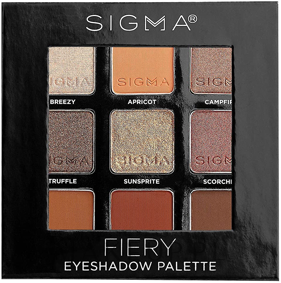 Paletka cieni do powiek - Sigma Beauty Eyeshadow Palette — Zdjęcie Fiery