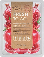 Kup Maska w płachcie z ekstraktem z granatu - Tony Moly Fresh To Go Pomegranate Mask Sheet Whitening