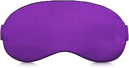 Maska do snu Soft Touch, fioletowa (20 x 8 cm) - MAKEUP — Zdjęcie N3