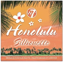 Paleta do konturowania twarzy - W7 Honolulu Silhouette Bronze and Contour Palette — Zdjęcie N2