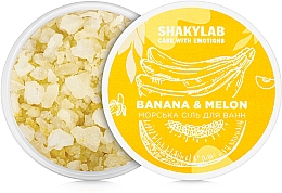 Sól morska do kąpieli Banana & Melon - SHAKYLAB Natural Bath Salt — Zdjęcie N2