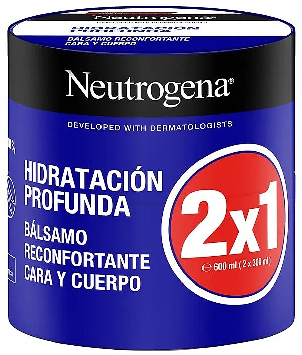 Zestaw - Neutrogena Norwegian Formula Comforting Deep Hydration Balm (balm/2x300ml) — Zdjęcie N1