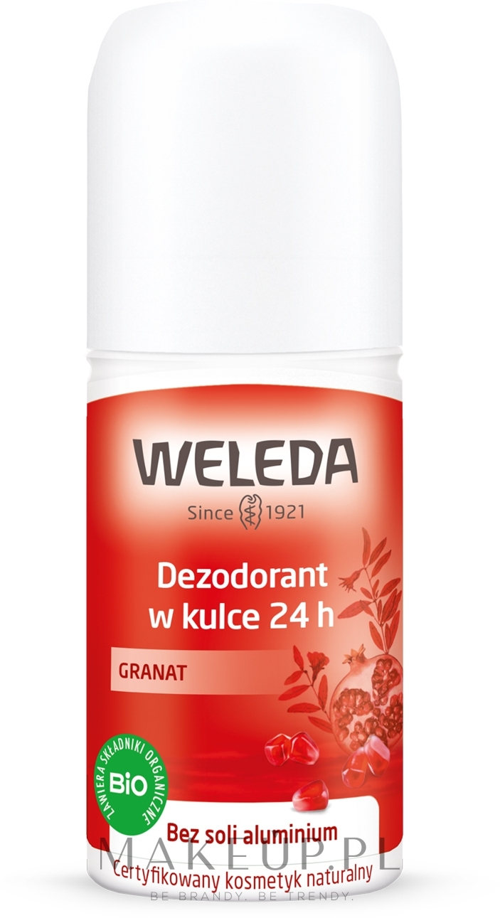 Dezodorant w kulce Granat - Weleda Pomegranate 24h Deo Roll-On — Zdjęcie 50 ml