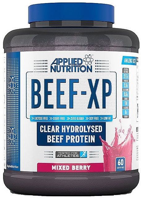 Hydrolizat białka wołowego Mieszanka jagodowa - Applied Nutrition Clear Hydrolysed Beef-XP Protein Mixed Berry — Zdjęcie N1