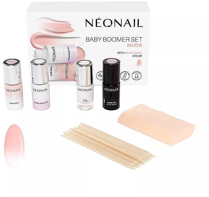 Zestaw, 6 produktów - NeoNail Professional Baby Boomer Set Nude — Zdjęcie N1