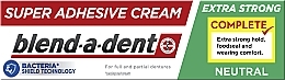 Kup Krem do mocowania protez - Blend-A-Dent Super Adhesive Cream Neutral Complete 