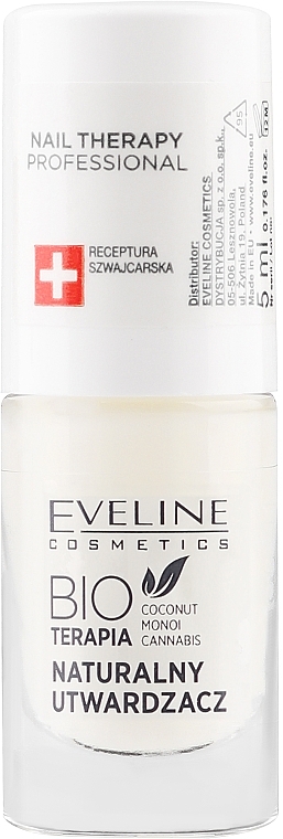 Utwardzacz do paznokci - Eveline Cosmetics Nail Therapy Professional Bio Therapy Hardening — Zdjęcie N2