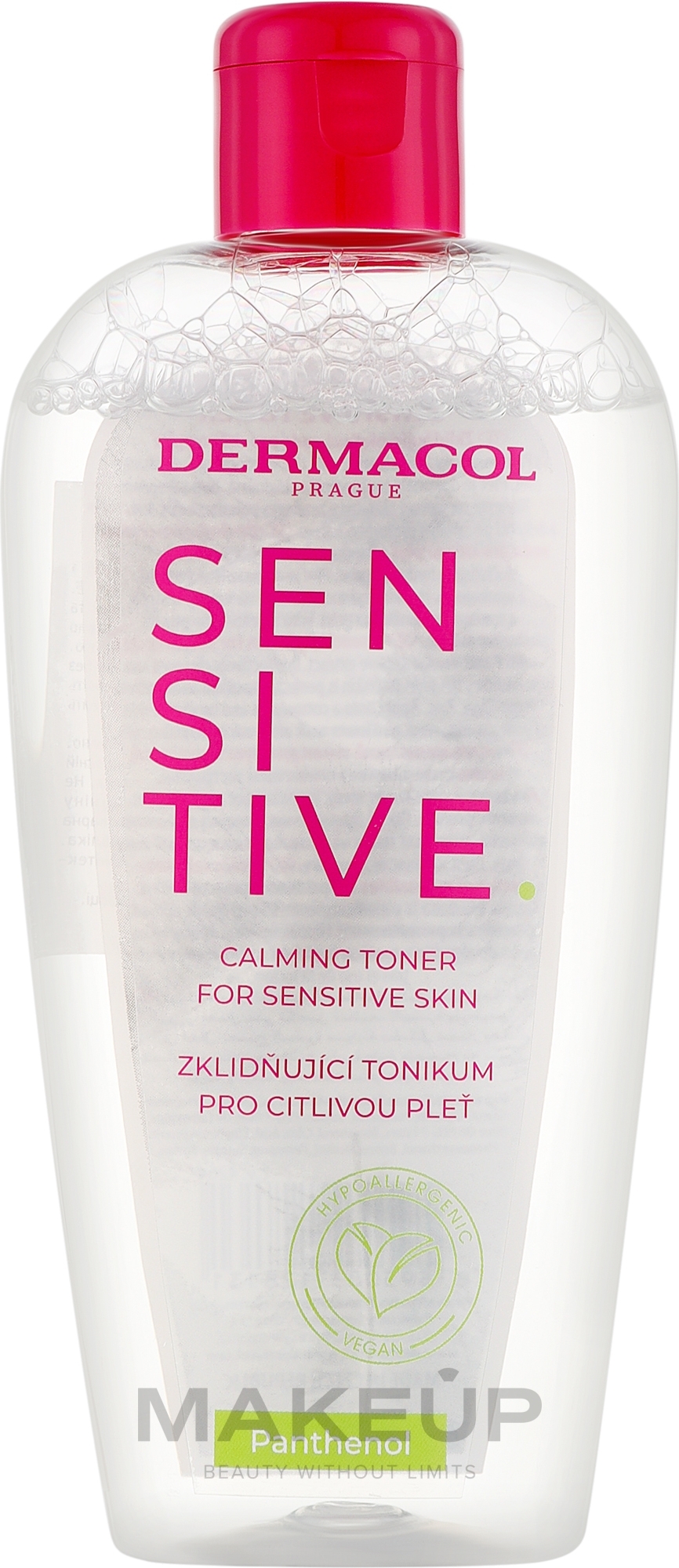 Łagodzący tonik z pantenolem do wrażliwej skóry twarzy - Dermacol Sensitive Calming Toner — Zdjęcie 200 ml