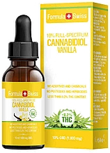 Kup Masło do ciała - Formula Swiss Cannabidiol Drops 10% CBD Vanilla Oil 1000mg <0,2% THC