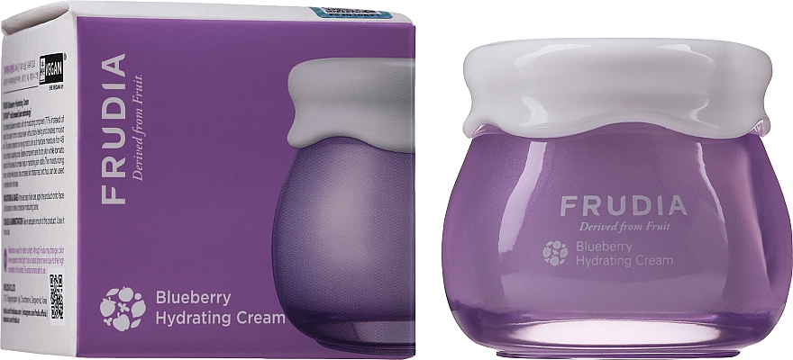 Nawilżający krem do twarzy z jagodami - Frudia Blueberry Hydrating Cream — Zdjęcie N2