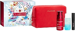 Zestaw - Clarins Total Eye Lift Set (mascara/3ml + remover/30ml + bag/1pc + eye/lift/15ml) — Zdjęcie N1