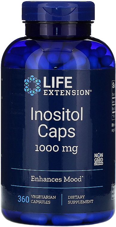 Inozytol w kapsułkach - Life Extension Inositol — Zdjęcie N1