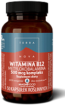 Suplement diety Witamina B12 - Terranova Vitamin B12 Methylcobalamin 500mcg — Zdjęcie N1