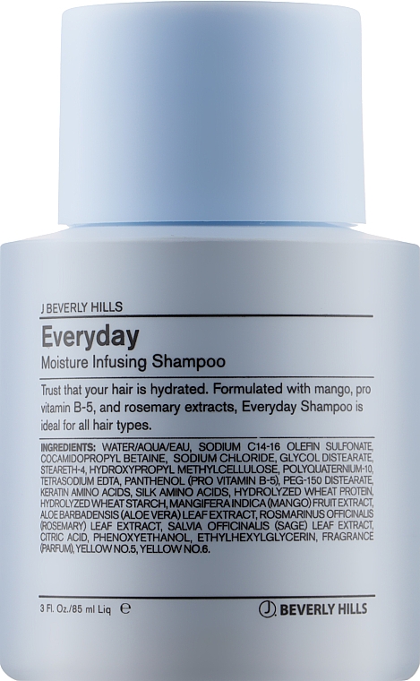 Szampon nawilżający do codziennego stosowania - J Beverly Hills Blue Hydrate Every Day Moisture Infusing Shampoo — Zdjęcie N1