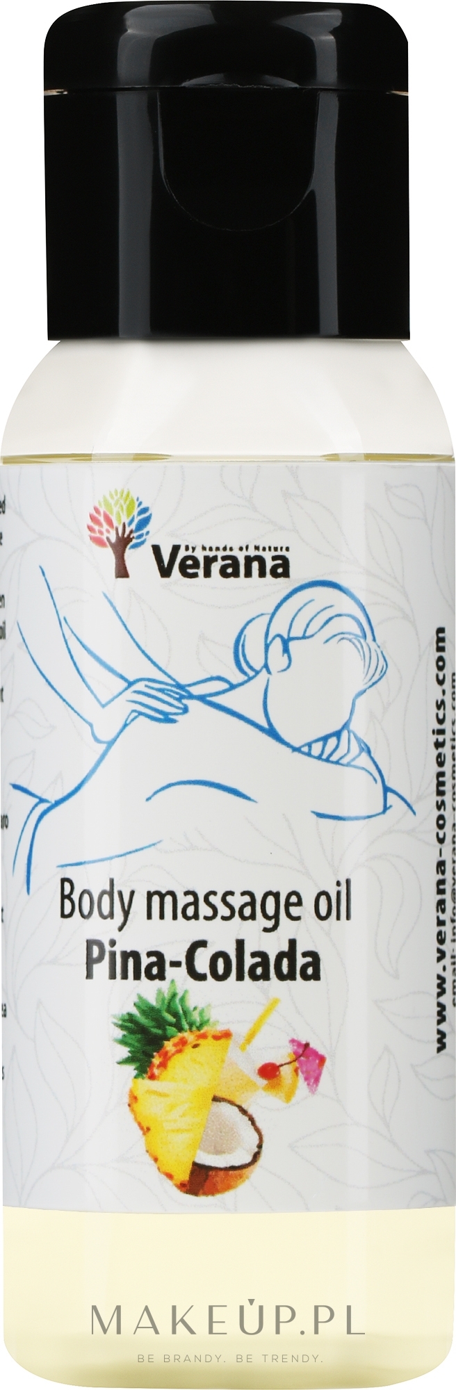 Olejek do masażu ciała Pina-Colada - Verana Body Massage Oil — Zdjęcie 30 ml