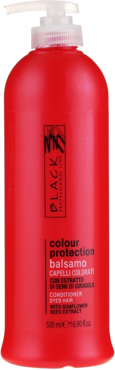 Odżywka chroniąca kolor włosów farbowanych - Black Professional Line Colour Protection Conditioner — Zdjęcie N1