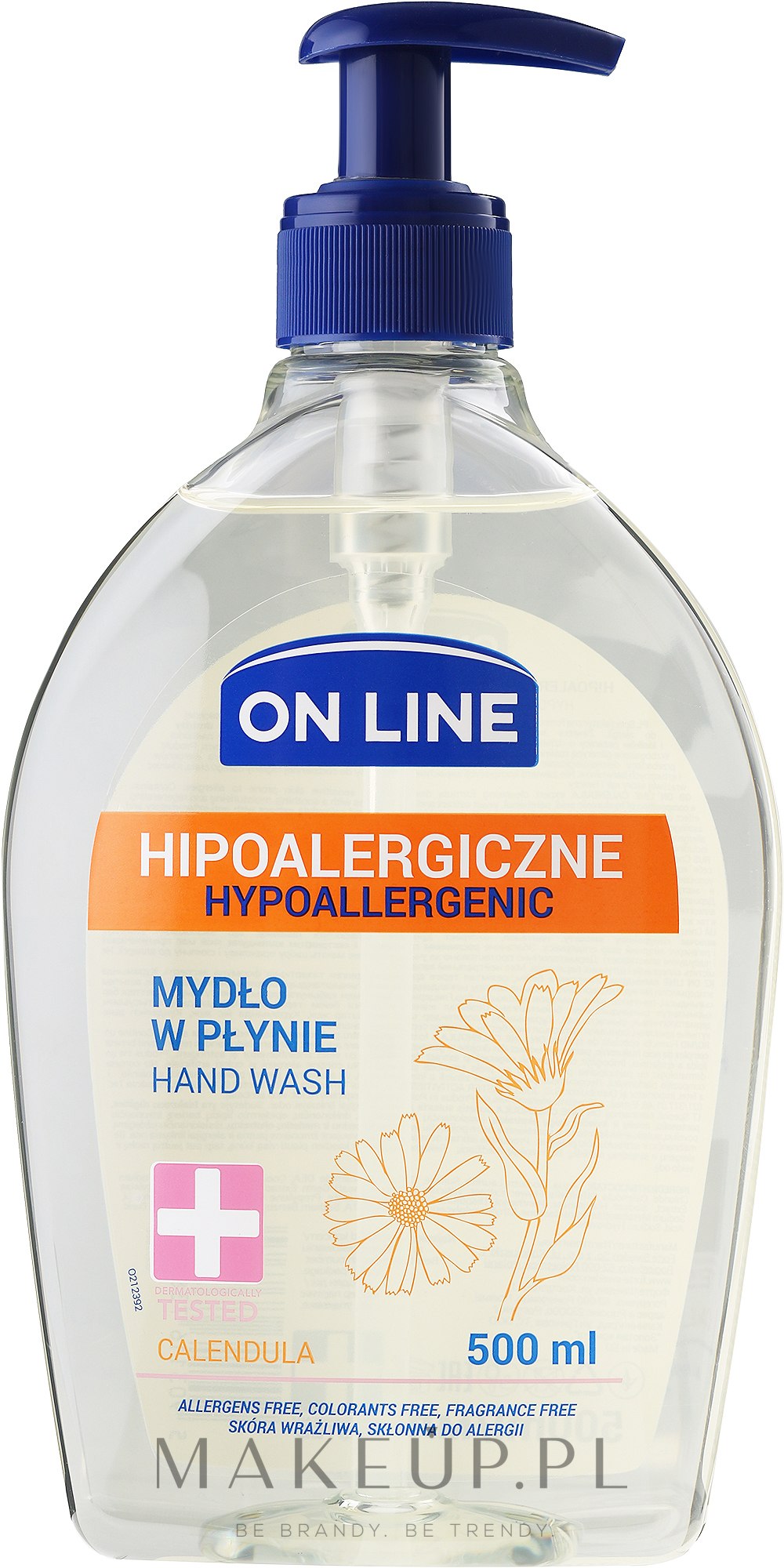 Hipoalergiczne mydło w płynie - On Line Hypoallergenic Calendula Soap — Zdjęcie 500 ml