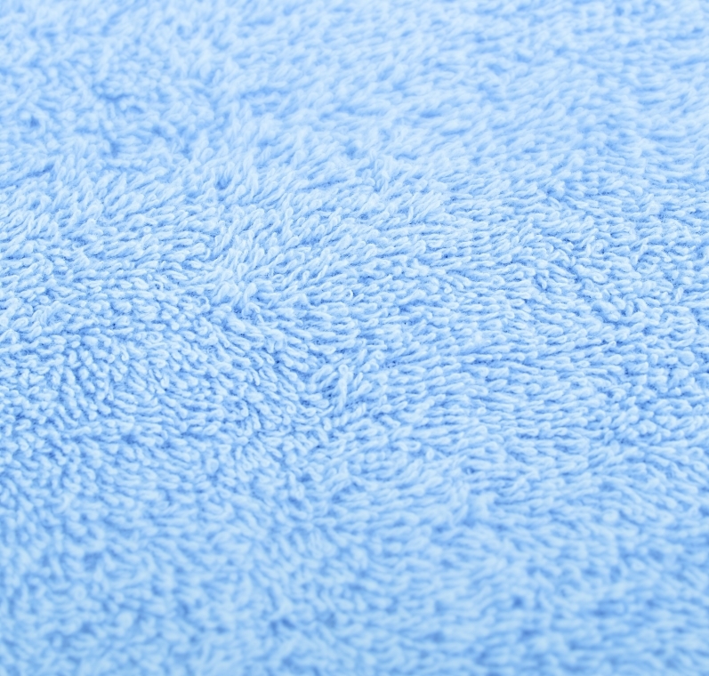 Błękitny ręcznik-turban do włosów (68 x 26 cm) - MAKEUP — Zdjęcie N5