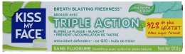 Pasta do zębów Potrójne działanie - Kiss My Face Triple Action Toothpaste — Zdjęcie N1