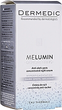 Krem-koncentrat przeciw przebarwieniom na noc - Dermedic MeLumin Depigmenting — Zdjęcie N2