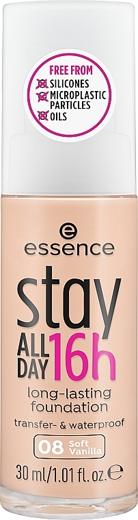 PRZECENA! Długotrwały podkład w płynie - Essence Stay All Day 16h Long-Lasting Make-Up * — Zdjęcie N1