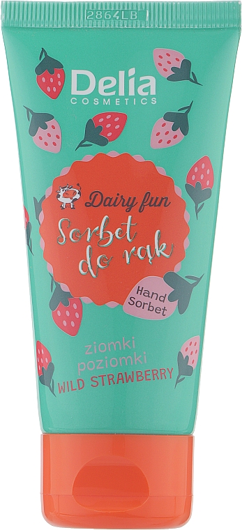 Sorbet do rąk Truskawka - Delia Dairy Fun — Zdjęcie N1