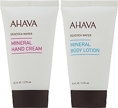 Zestaw - Ahava Be Unexpected Holiday 2023 The Power Duo Set (h/cr/40ml + b/lot/40ml) — Zdjęcie N2