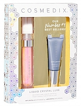 Kup Zestaw - Cosmedix Liquid Crystal Luxe Kit (lip/gloss 4 ml + eye/ser 7 g)