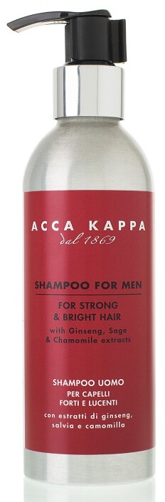 Szampon dla mężczyzn do jasnych włosów - Acca Kappa Shampoo For Men For Strong & Bright Hair — Zdjęcie N1