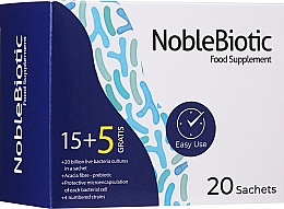 Kup PRZECENA! Probiotyki w saszetkach - Noble Health Noble Biotic *