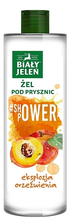 Brzoskwiniowy żel pod prysznic - Bialy Jelen #Shower Power Peach Shower Gel — Zdjęcie N1