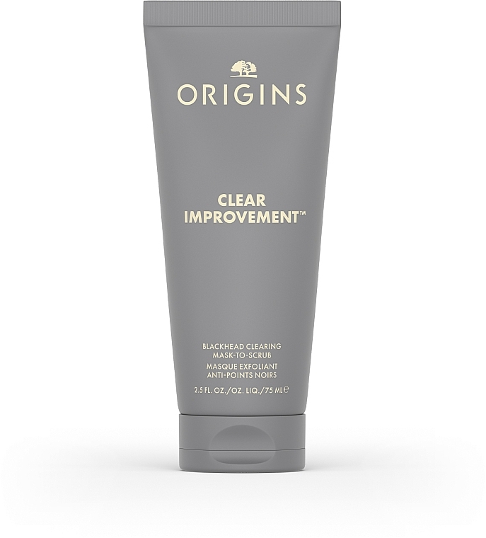 Oczyszczająca maska na twarz - Origins Clear Improvement Blackhead Clearing Charcoal Mask  — Zdjęcie N1