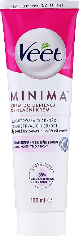 Krem do depilacji do skóry normalnej - Veet Minima Normal Skin Hair Removal Cream — Zdjęcie N3