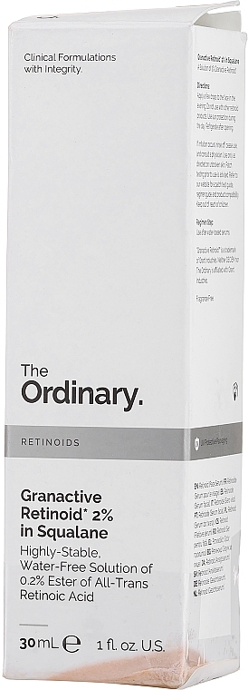PRZECENA! Przeciwstarzeniowe serum do twarzy z 2% retinoidem w skwalanie - The Ordinary Granactive Retinoid 2% in Squalane * — Zdjęcie N3