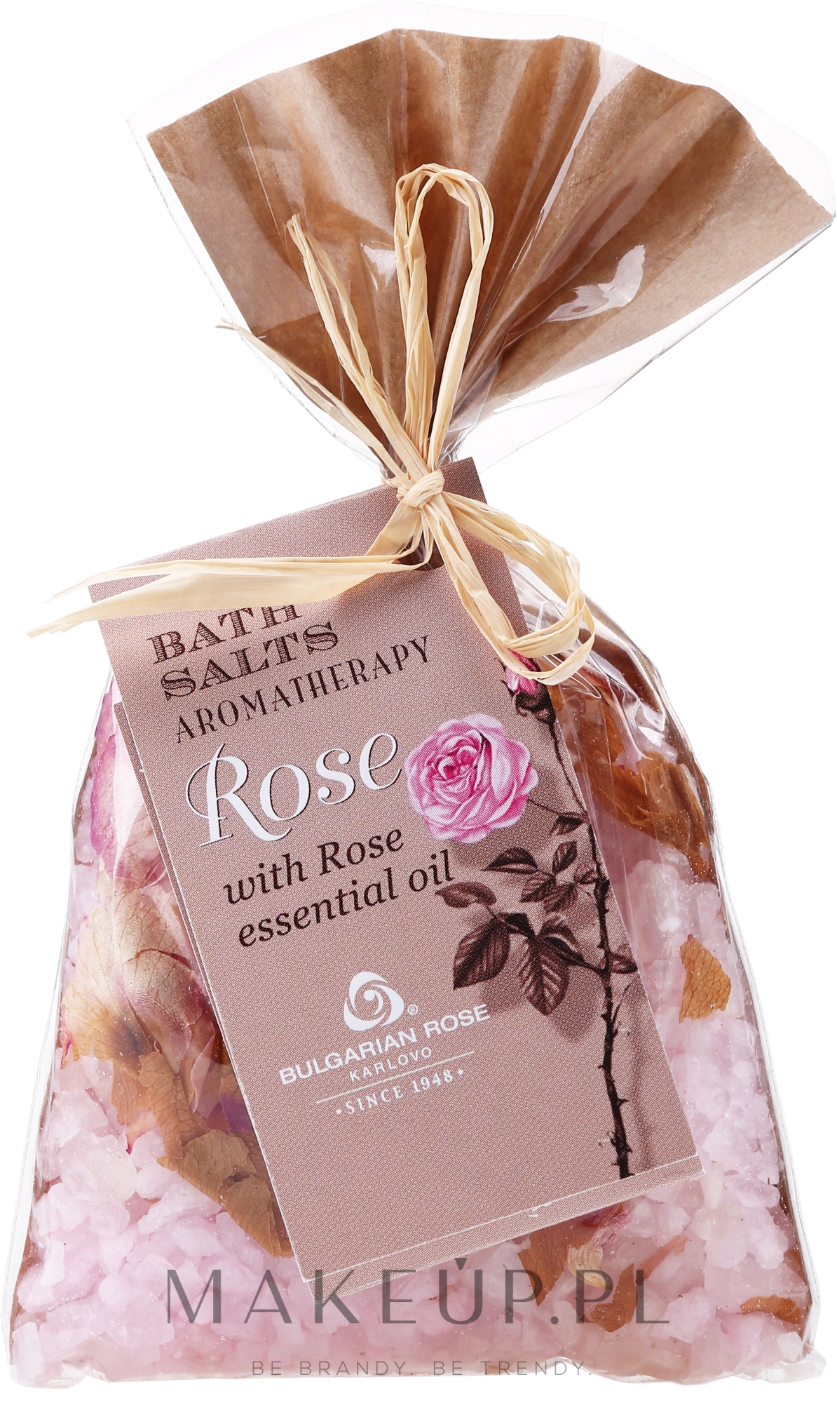 Różana sól do kąpieli - Bulgarian Rose Bath Salts Rose — Zdjęcie 100 g
