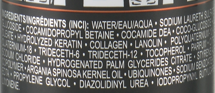 Odżywczy szampon do włosów Olej arganowy + koenzym Q10 - Pharma Group Laboratories Argan Oil + Coenzyme Q10 Shampoo — Zdjęcie N5