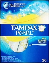 Tampony z aplikatorem, 20 sztuk - Tampax Pearl Regular — Zdjęcie N1