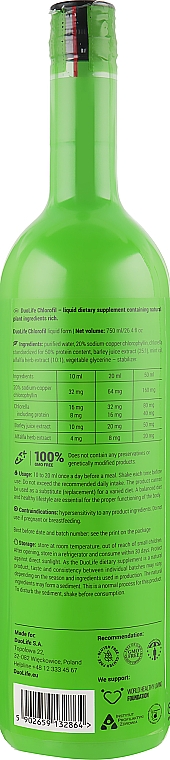 Suplement diety - DuoLife Chlorofil — Zdjęcie N2