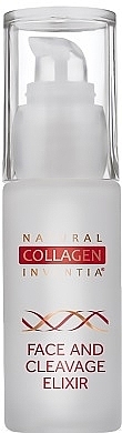 PRZECENA! Eliksir do pielęgnacji twarzy i dekoltu - Natural Collagen Inventia Face And Cleavage Elixir * — Zdjęcie N1