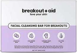 Kup Mydło oczyszczające do twarzy na trądzik - Breakout + Aid Facial Cleansing Bar For Breakouts