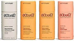 Zestaw - Attitude Oceanly Phyto-Glow Travel Size Gift Set (f/cl/8.5g + f/ser/8.5g + f/cr/8.5g + f/oil/8.5g) — Zdjęcie N2