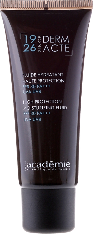 Przeciwsłoneczny fluid nawilżający SPF 30 - Académie Derm Acte High Protection Moisturising Fluid SPF 30 PA+++ — фото N2