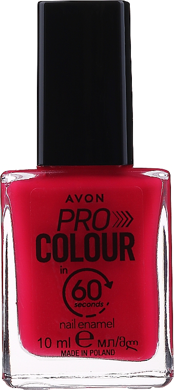 Lakier do paznokci - Avon Pro Colour In 60 Seconds Nail Enamel — Zdjęcie N1