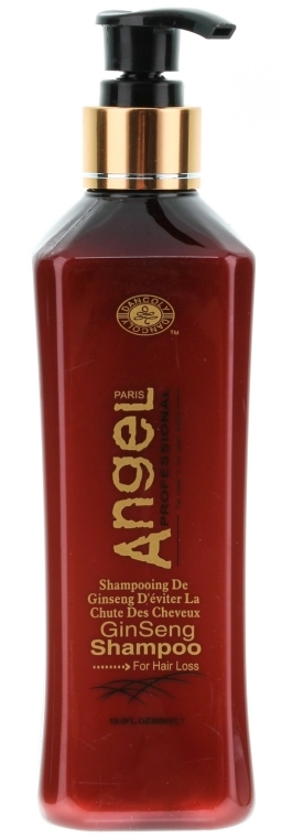 Szampon przeciw wypadaniu włosów z wyciągiem z żeń-szenia - Angel Professional Paris With Ginseng Extract Shampoo — Zdjęcie N1