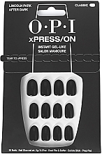 Zestaw sztucznych paznokci - OPI Xpress/On Lincoln Park After Dark — Zdjęcie N1