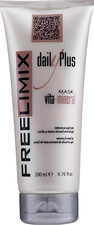 Maska z witaminami i minerałami do włosów farbowanych - Freelimix Daily Plus Vita Mineral Mask — Zdjęcie N1