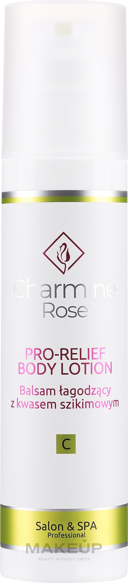 Łagodzący balsam do ciała z kwasem szikimowym - Charmine Rose Pro-Relief Body Lotion — Zdjęcie 200 ml